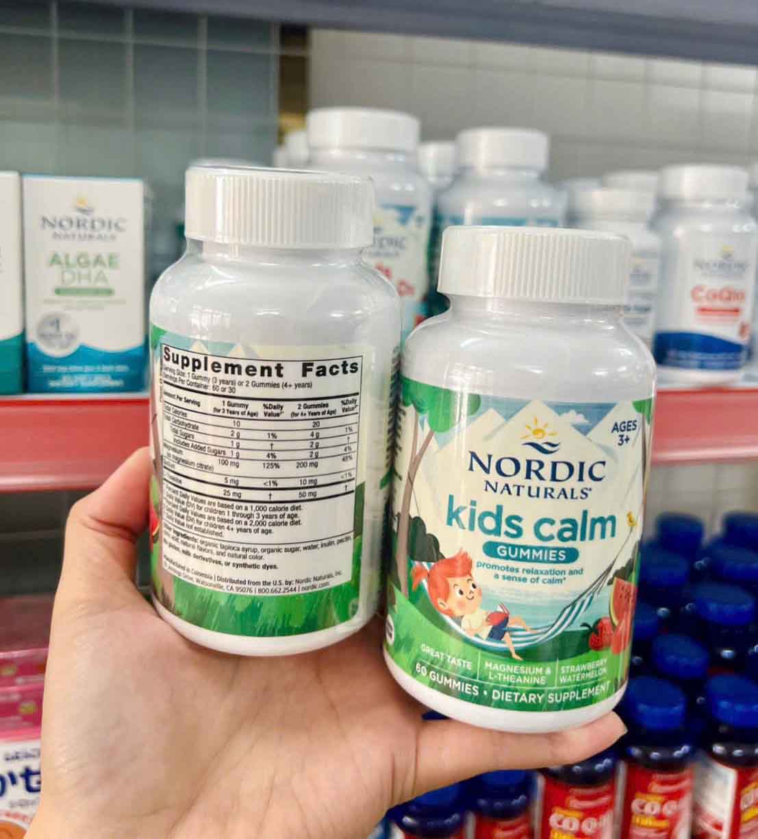 Kẹo dẻo làm dịu thần kinh Nordic Naturals Kids Calm Gummies