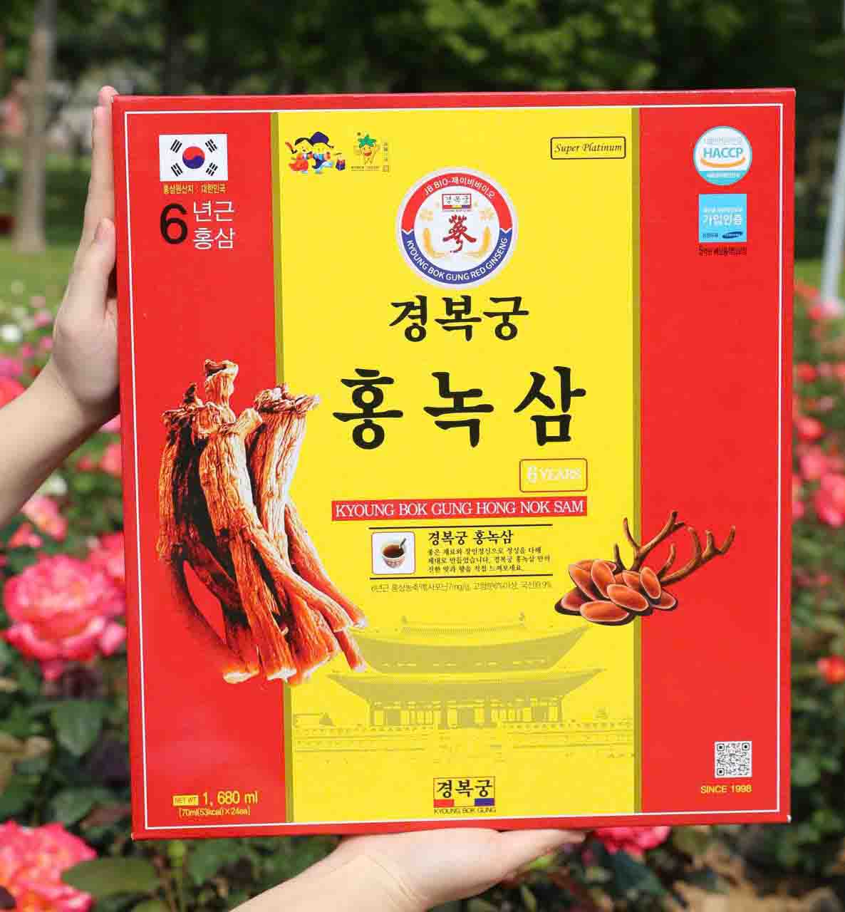 Nước hồng sâm nhung hươu Kyoung Bok Gung