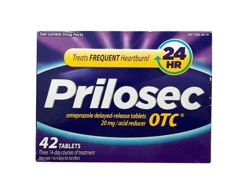 Viên uống hỗ trợ dạ dày Prilosec OTC 20mg Mỹ 42 viên