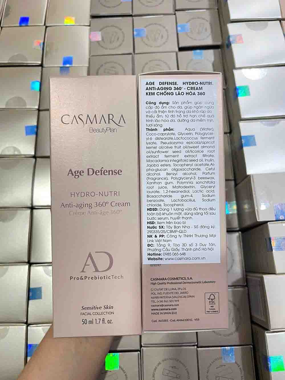 Kem chống lão hóa Casmara Age Defense Hydro Nutri