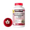 kirkland calcium citrate magnesium and zinc