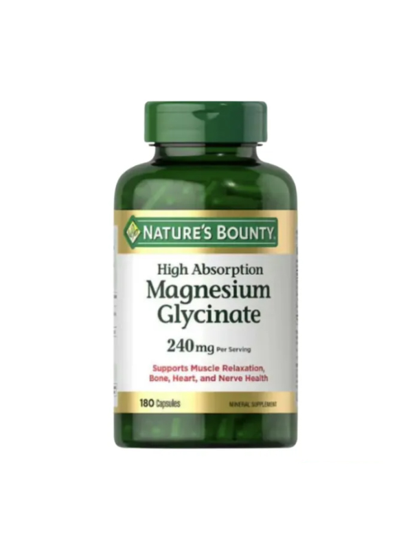 nature's bounty magnesium glycinate 240mg