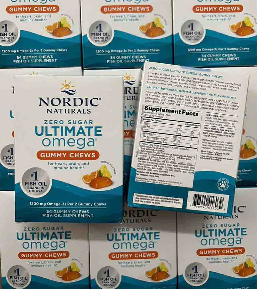nordic naturals ultimate omega gummy chews