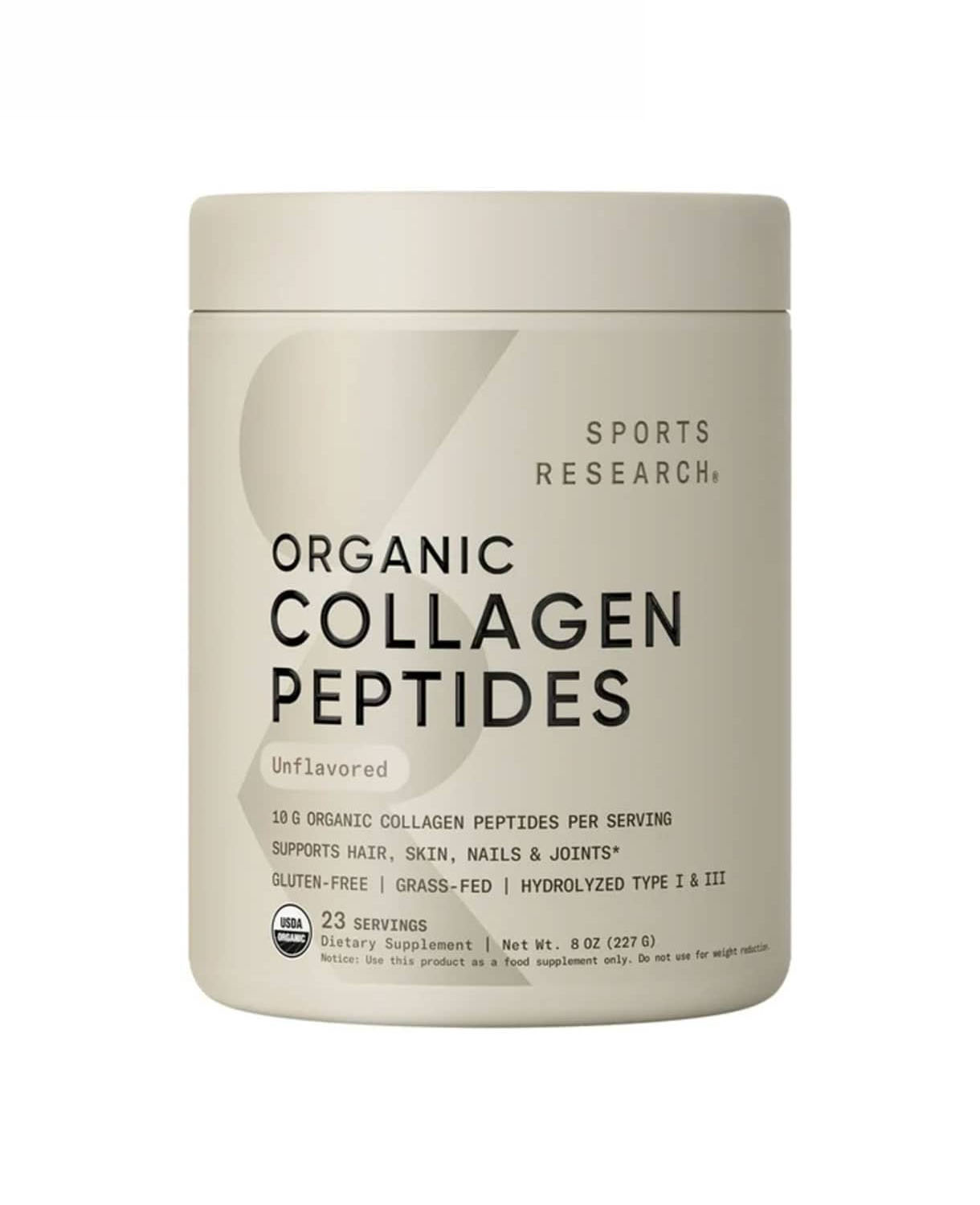 sports research organic collagen peptides
