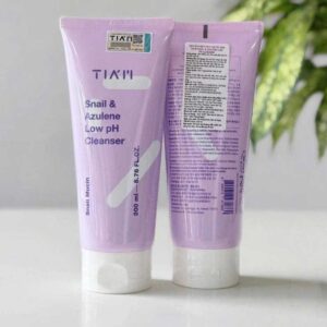 Sữa rửa mặt Tiam Snail & Azulene Low PH Cleanser
