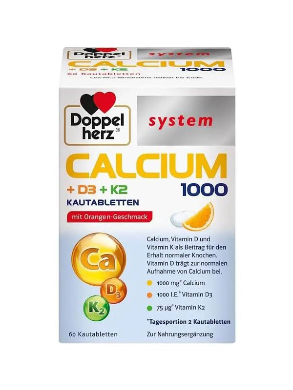 calcium 1000 d3 k2 doppelherz