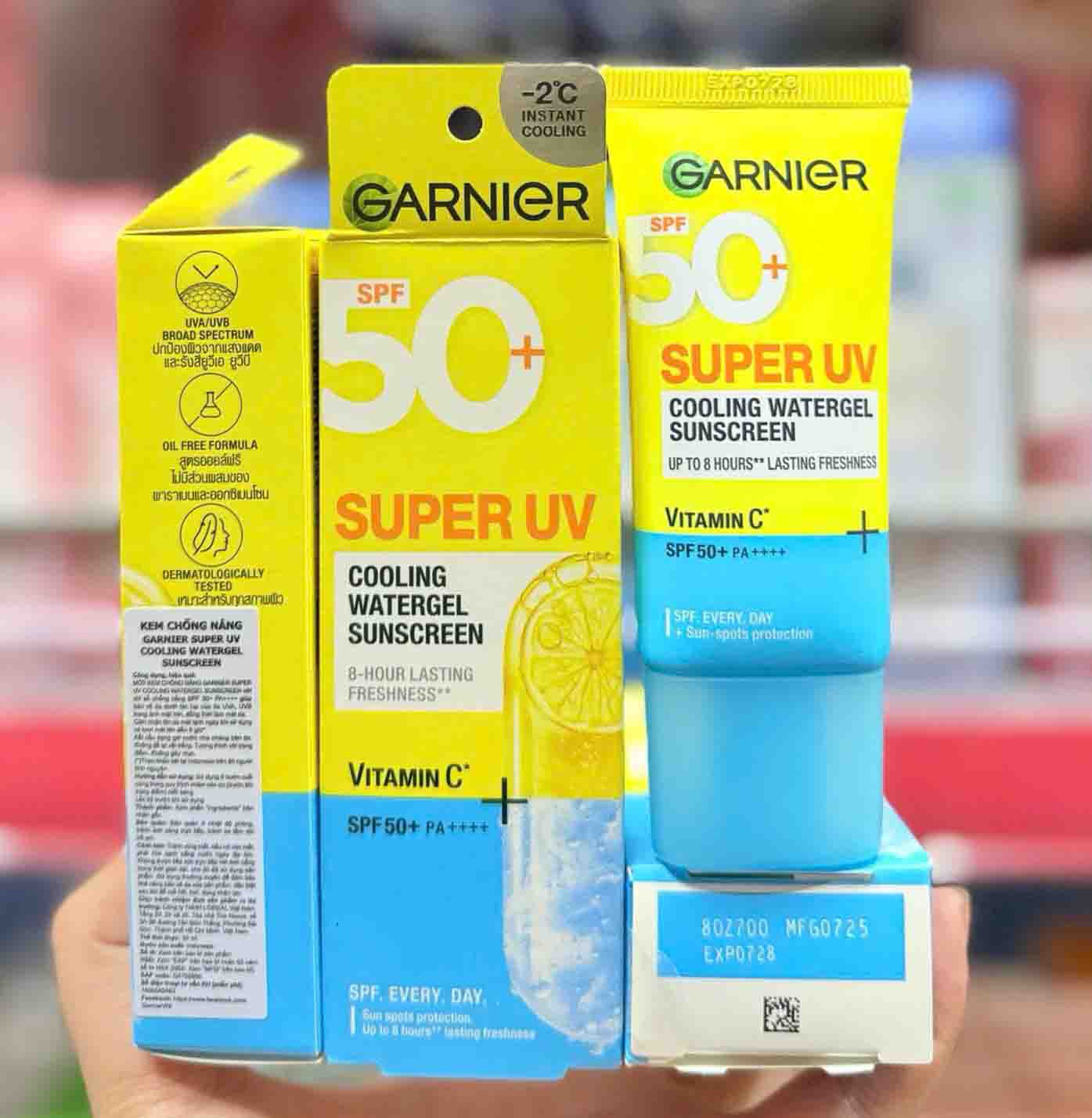 garnier cooling watergel sunscreen