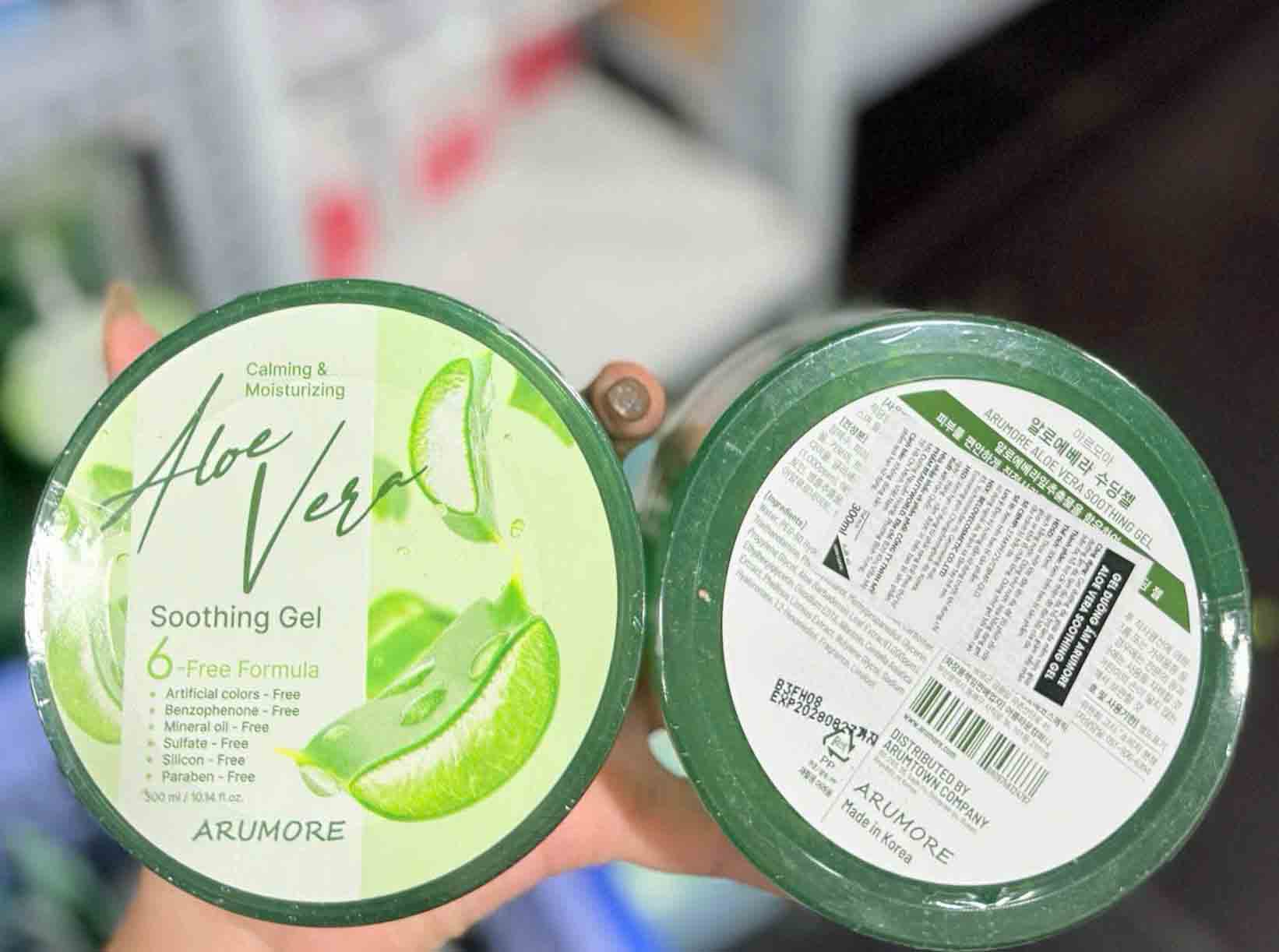 gel dưỡng da arumore aloe vera
