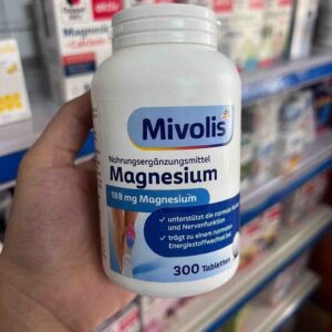 Viên uống bổ sung magie Mivolis DM Magnesium Đức 300 viên - Ảnh 2