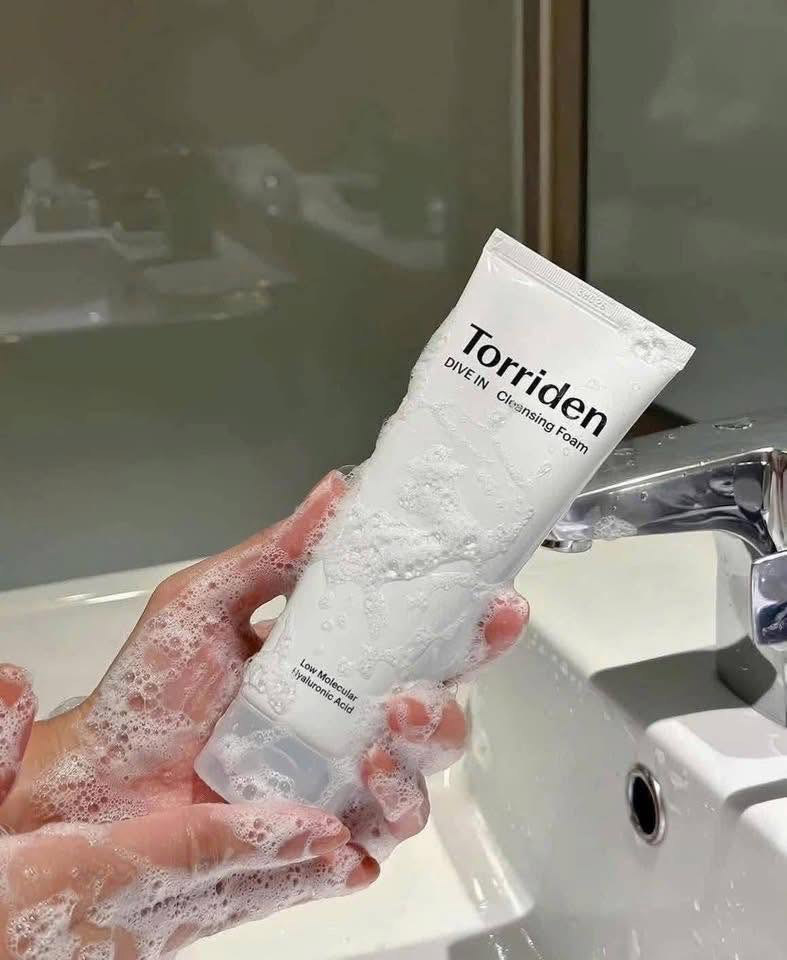 torriden dive in cleansing foam