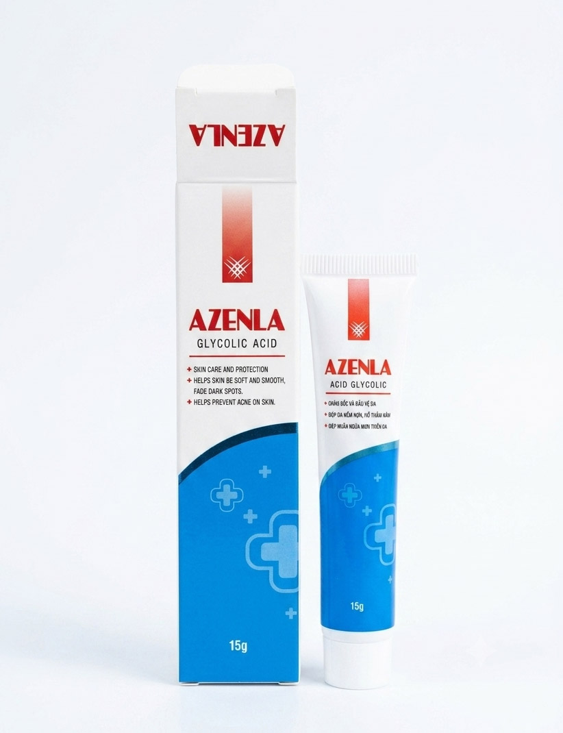 Kem hỗ trợ giảm mụn Azenla Glycolic Acid