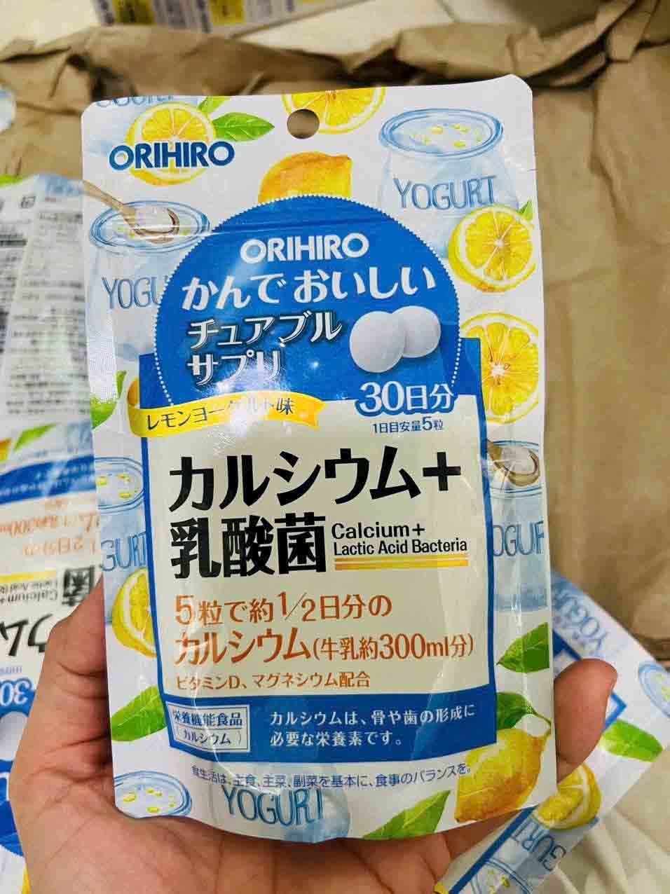 Viên bổ sung Canxi Lợi Khuẩn Orihiro Nhật