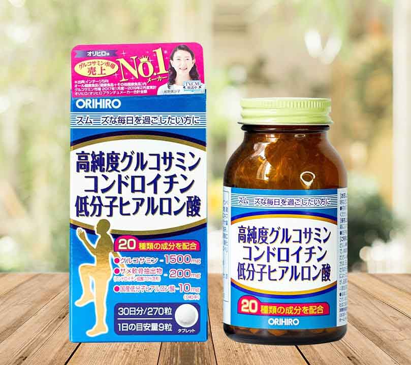 Viên uống bổ xương khớp Glucosamine Chondroitin Orihiro
