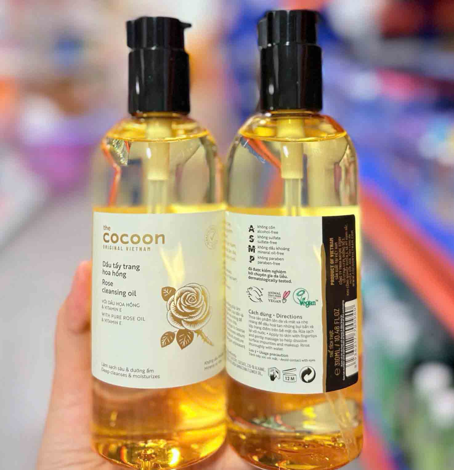 dầu tẩy trang cocoon