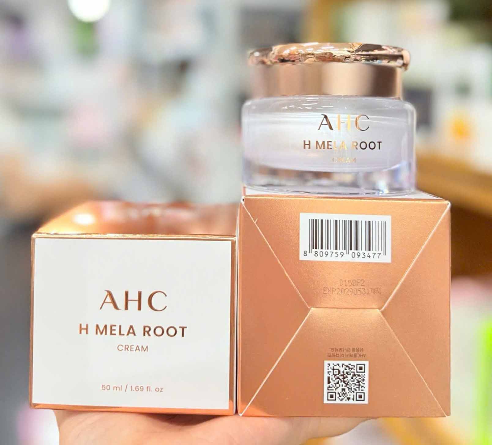 kem dưỡng ahc h mela root cream