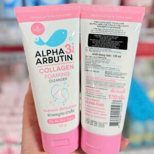 Sữa rửa mặt Alpha Arbutin 3 Plus Collagen Foaming Cleanser 120g - Ảnh 2