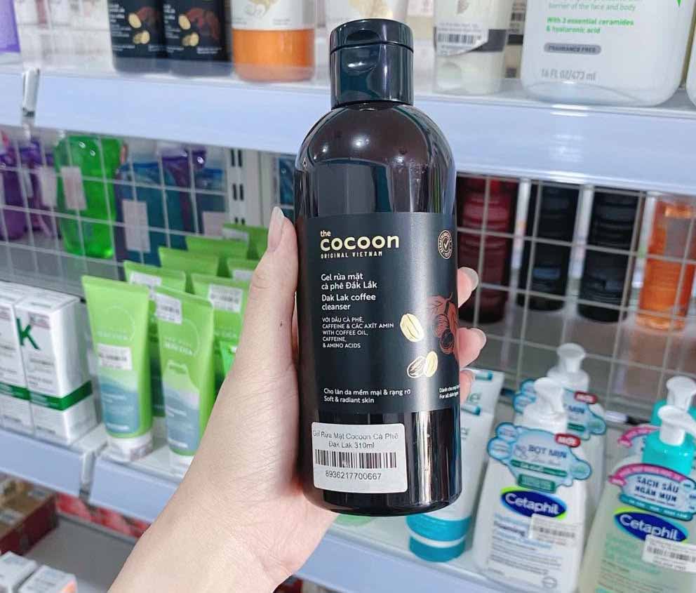 sữa rửa mặt cocoon cà phê