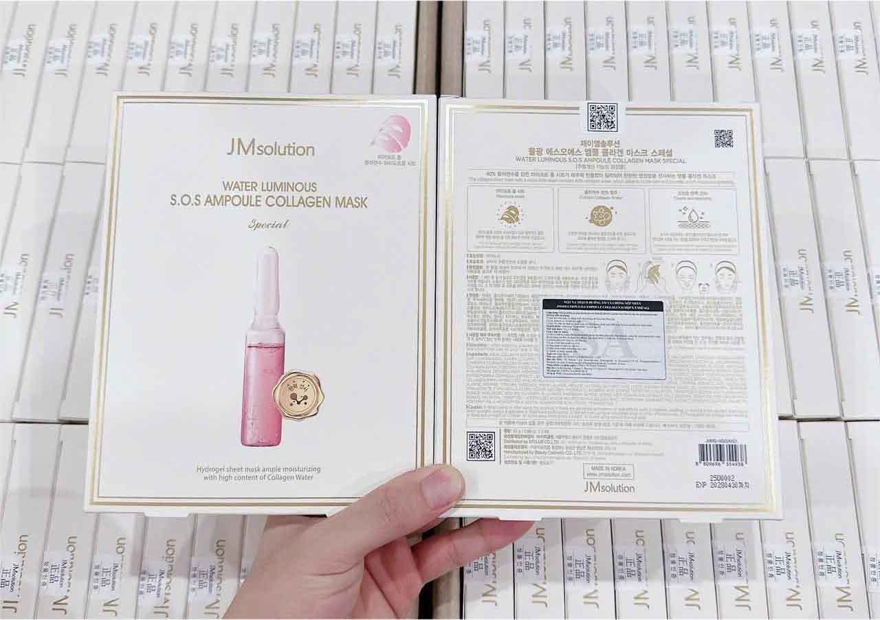 JM Solution Water Luminous Ampoule Collagen Mask