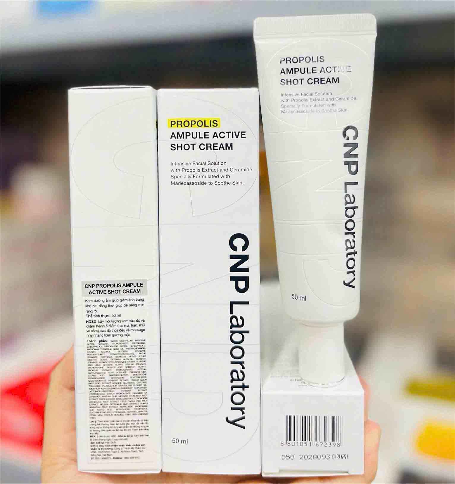cnp laboratory propolis ampule active shot cream 50ml