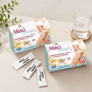 trà giảm cân minci concept