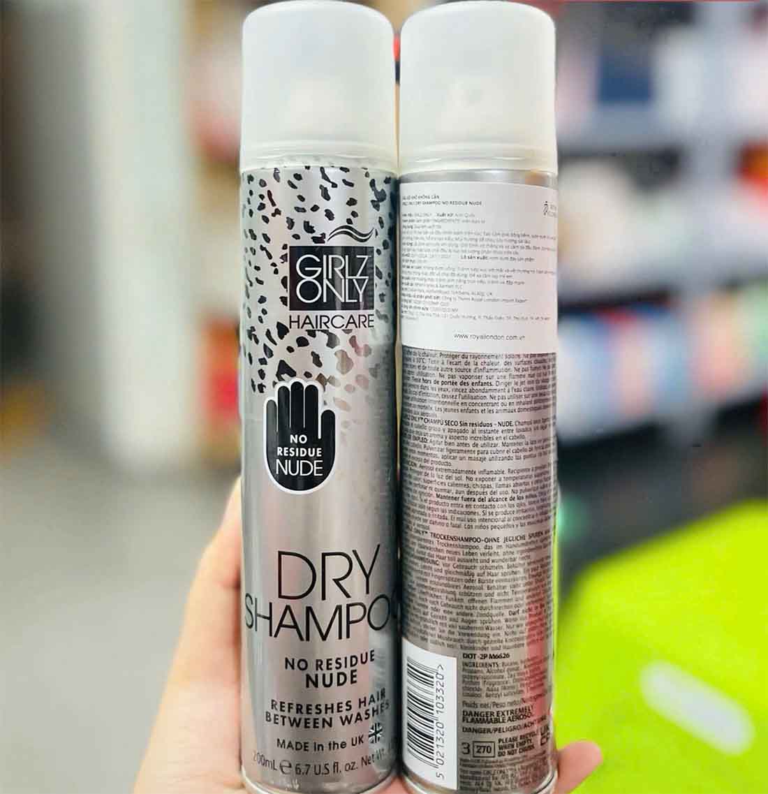 Dầu gội khô Girlz Only No Residue Nude – màu nude