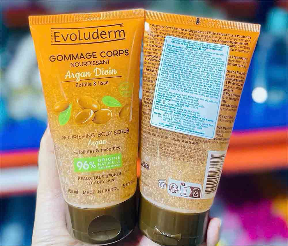 Tẩy Tế Bào Chết Body Evoluderm Argan