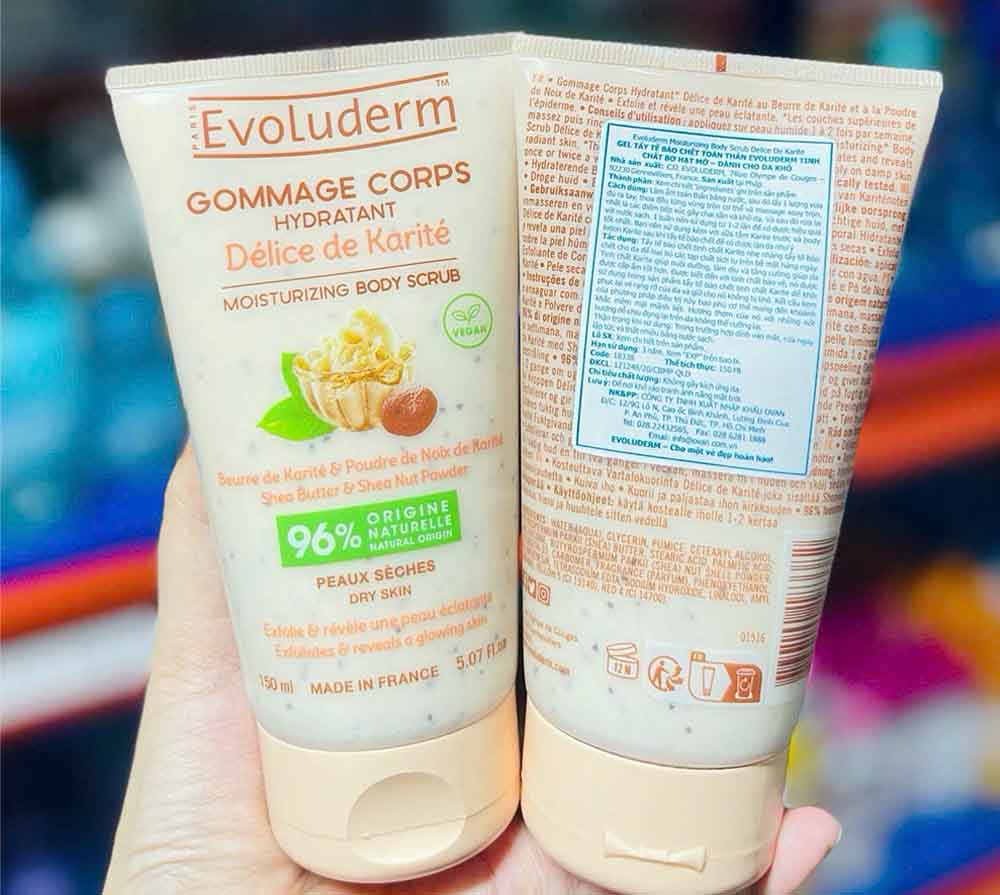 Tẩy Tế Bào Chết Body Evoluderm Karité