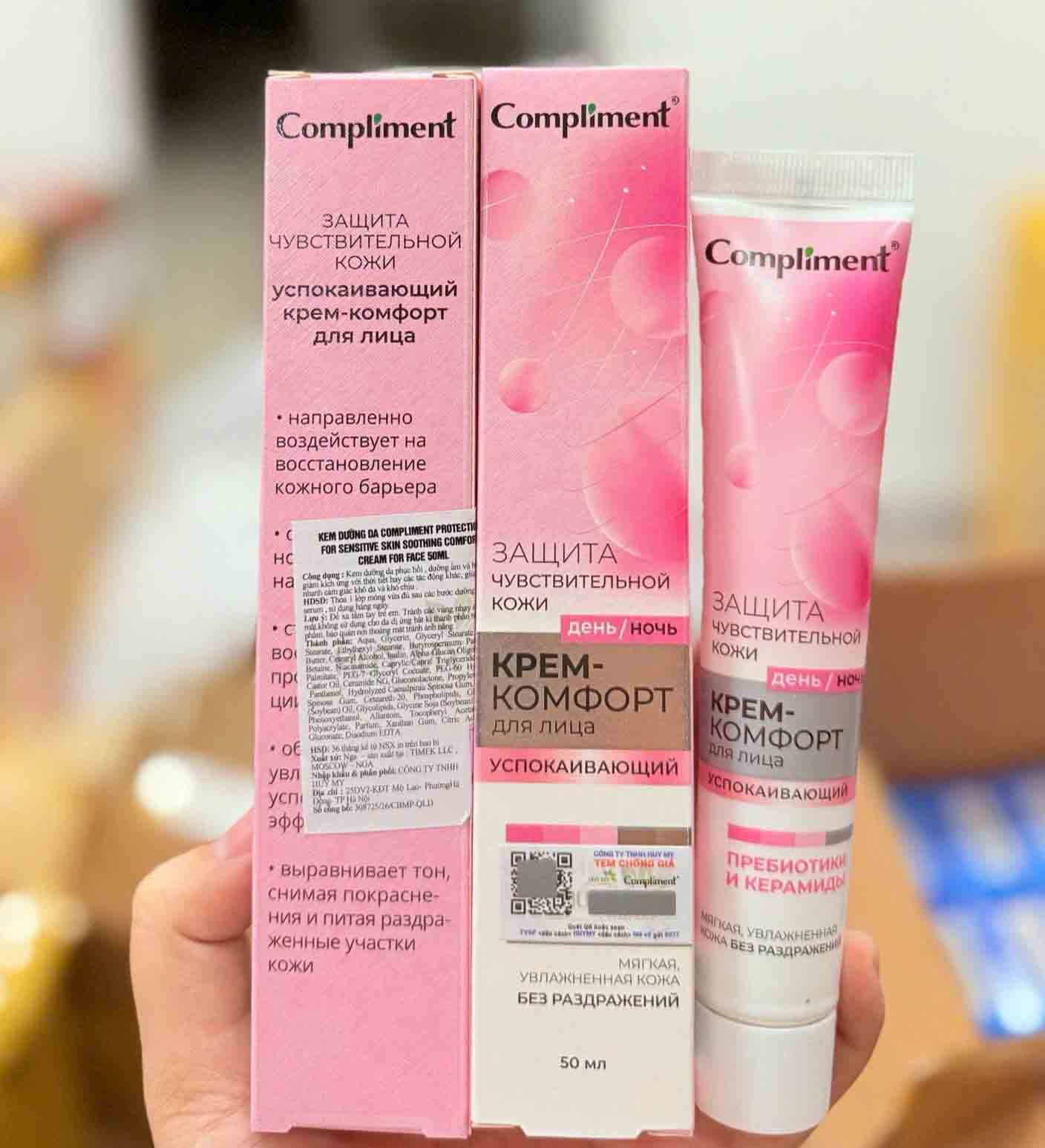 Kem Compliment Comfort làm dịu phục hồi da nhảy cảm