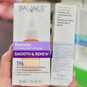 balance active formula retinol overnight serum