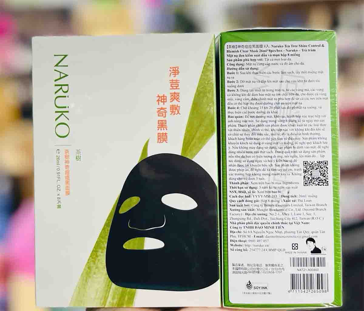mặt nạ tràm trà naruko